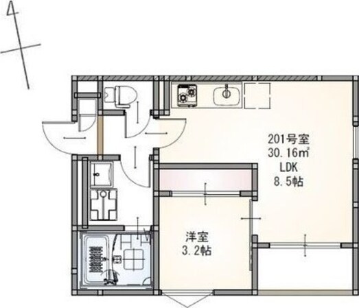 REGALEST西中田の物件間取画像